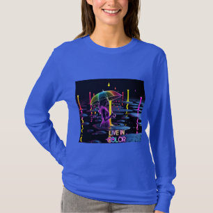 Das farbenfrohe Storm-Graphic-T-Shirt T-Shirt