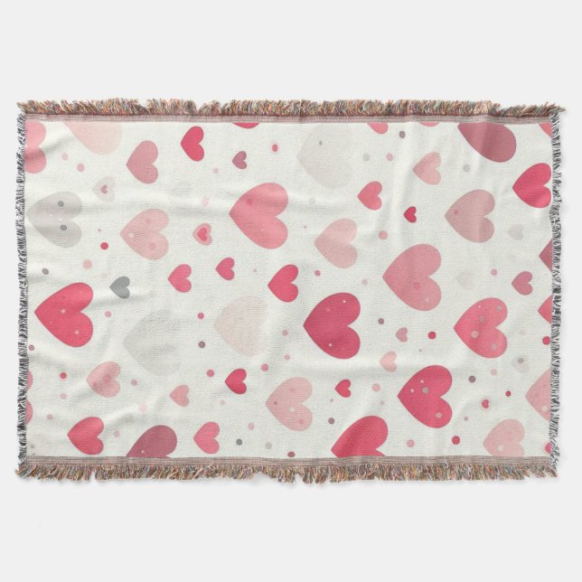 Das farbenfrohe Valentinstag Decke (Vorderseite)