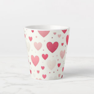 Das farbenfrohe Valentinstag Milchtasse