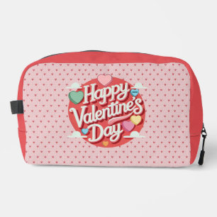 Das farbenfrohe Valentinstag Waschbeutel
