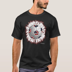 Das farbige Shirt USA-Fußball Flagball Männer