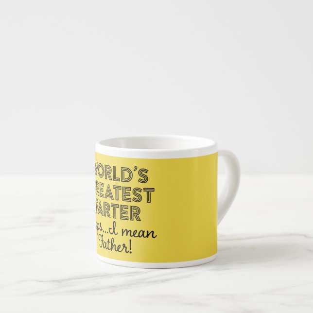 Das Farter Oops I der Welt beststes gemeines Espressotasse (Vorderseite Rechts)