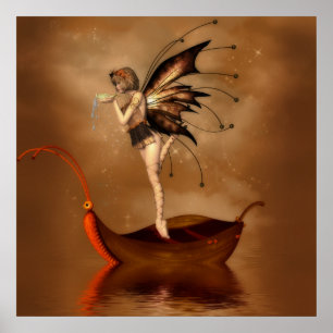 Das Feenbootplakat Poster