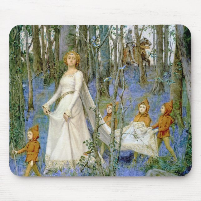 Das feenhafte Holz Mousepad (Vorne)