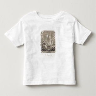 Das feine Abendessen, 1781, graviert von I.S. Kleinkind T-shirt