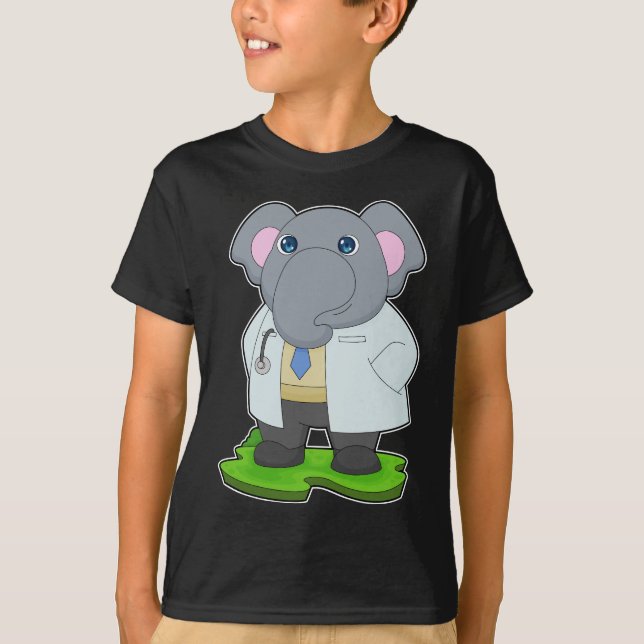 Das Fell des Elefanten Doktors T-Shirt (Vorderseite)