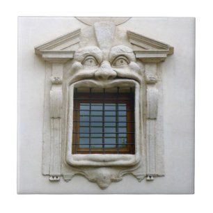 Das Fenster von Bibliotheca Hertziana. Rom, Kerami Fliese