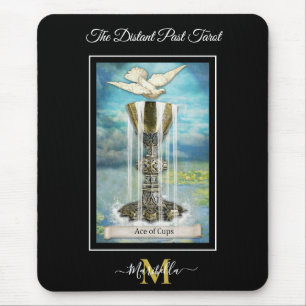 Das ferne Tarot-Deck-As des Cups-Monogramms Mousepad