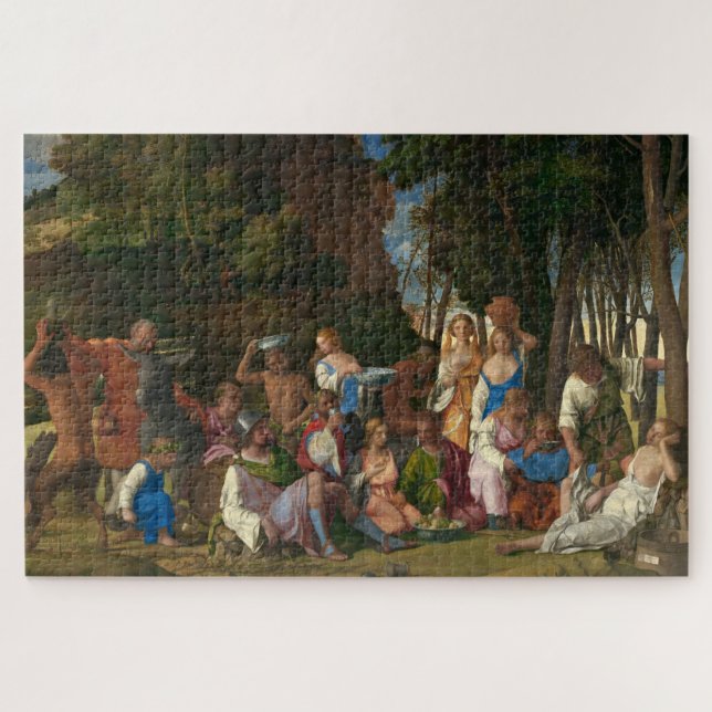 Das Fest der Götter (von Giovanni Bellini) (Horizontal)