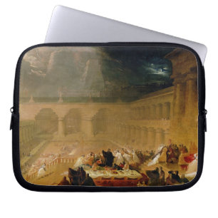 Das Fest des Belshazzars (Öl auf Leinwand) Laptopschutzhülle
