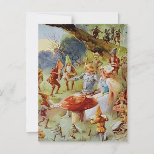 „Das Fest“ Feen-Kunst von E S Hardy Postkarte