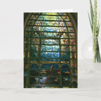 Das festgehaltene Glas der heiligen Stadt mit Tiff Karte