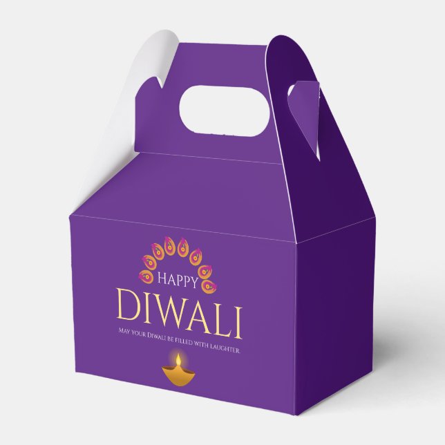 Das Festival des Lichts Diwali Hindu Geschenkschachtel (Vorderseite)