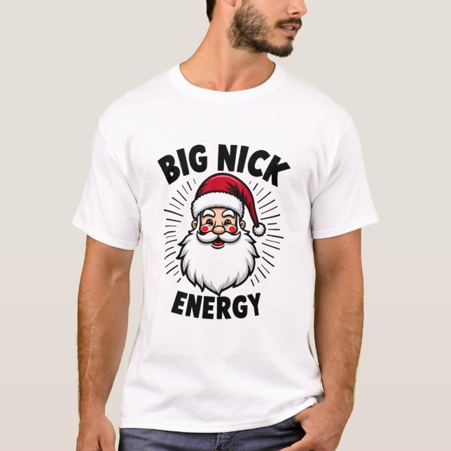 Das festliche Design der Weihnachtsenergie T-Shirt (Vorderseite)