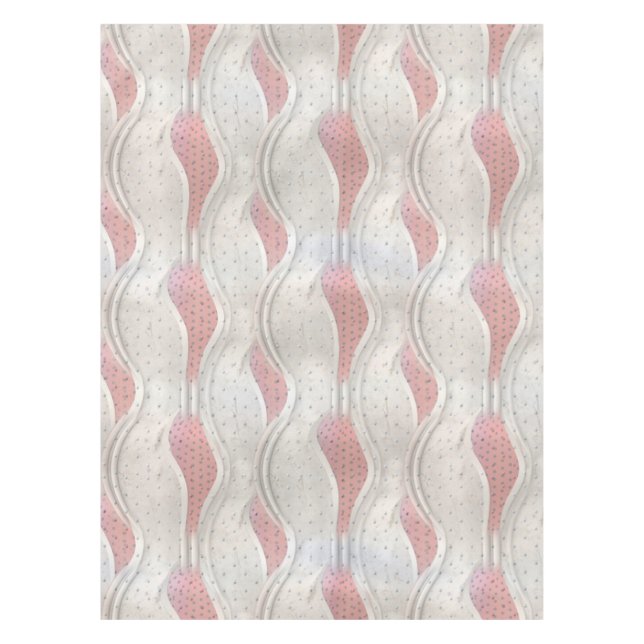 Das fette Metallic 3D-Tablett aus rotem Grau Tischdecke (Vorderseite)