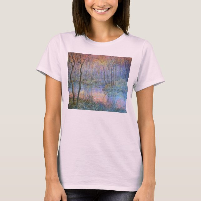 Das Feuchtgebiet bei Sonnenuntergang T-Shirt (Vorderseite)