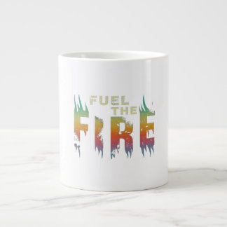 Das Feuer anheizen Jumbo-Tasse