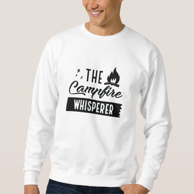 Das Feuer im Campfire Sweatshirt (Vorderseite)
