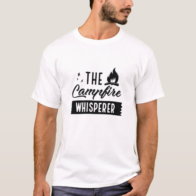 Das Feuer im Campfire T-Shirt (Vorderseite)