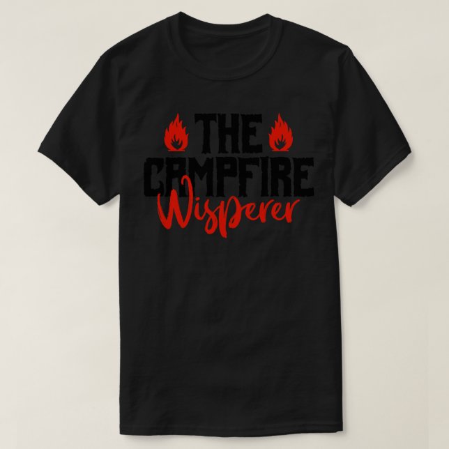 Das Feuer im Campfire T-Shirt (Design vorne)