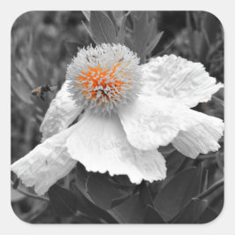 Das Feuer im Inneren Quadratischer Aufkleber