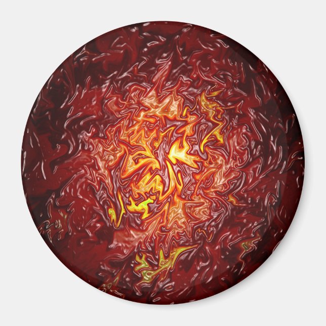 Das Feuer von innen... Magnet (Vorne)