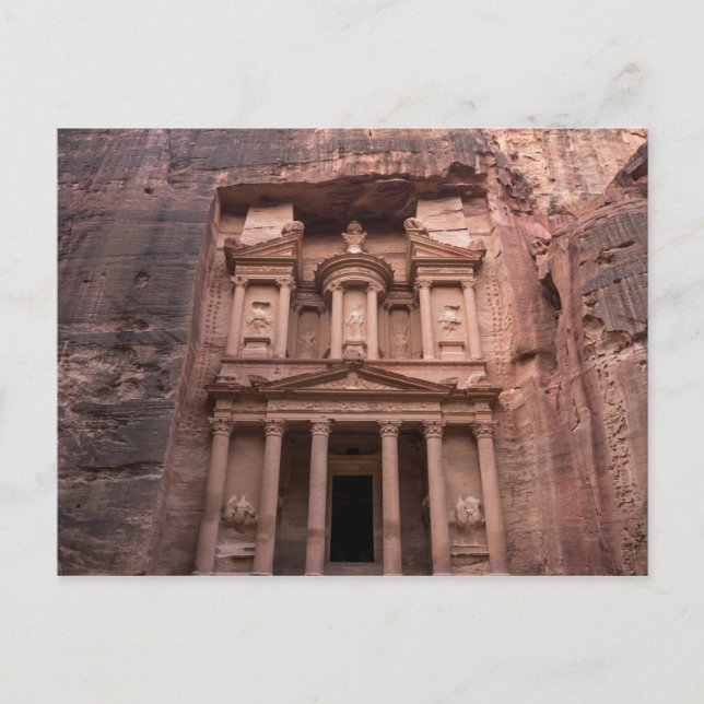 Das Finanzministerium in Petra Postkarte (Vorderseite)