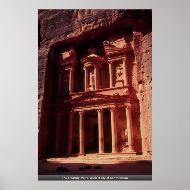 Das Finanzministerium, Petra, antike Stadt im Nord Poster (Vorne)
