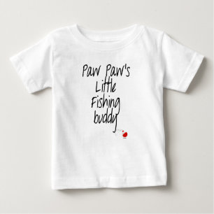 Das Fischen-Freund-Baby-T - Shirt der Tatzen-Tatze
