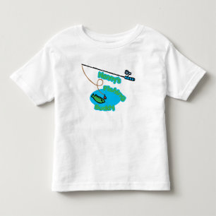 Das Fischen-Freund des Kindermädchens Kleinkind T-shirt