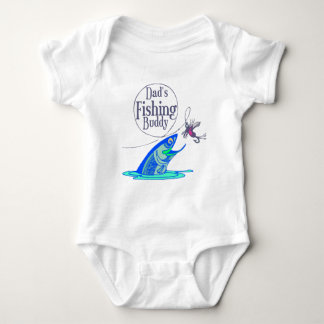 Das Fischen-Freund des Vaters Baby Strampler