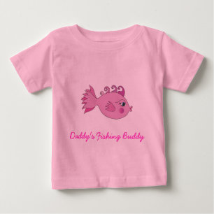 Das Fischen-Freund des Vatis Baby T-shirt