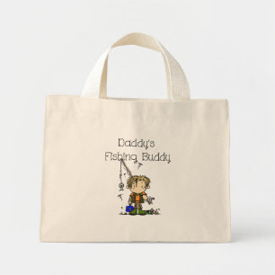 Das Fischen-Freund-Taschen-Tasche des Vatis Mini Stoffbeutel