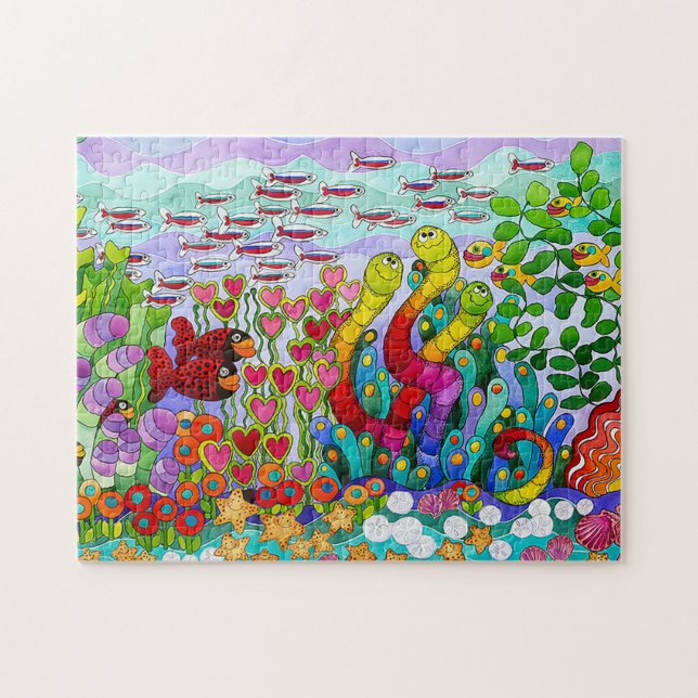 Das Fish Garden Puzzle (Horizontal)