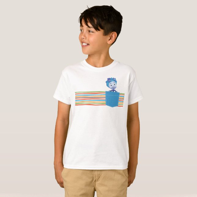 Das Fixies | Nolik in der Tasche T-Shirt (Vorne ganz)