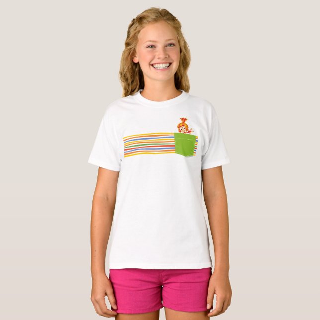 Das Fixies | Simka in der Tasche T-Shirt (Vorne ganz)