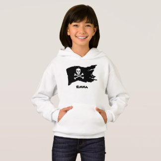 Das Flag-Design der Black Pirate Hoodie