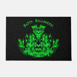 Das Flammenmonster im Sternenhimmel Fußmatte