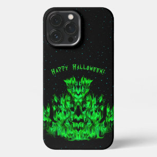 Das Flammenmonster im Sternenhimmel iPhone 13 Pro Max Hülle