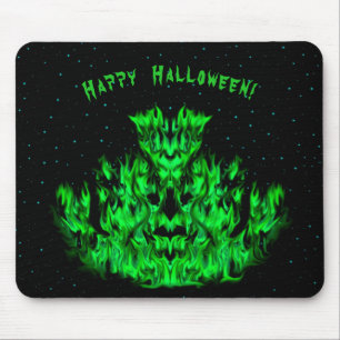 Das Flammenmonster im Sternenhimmel Mousepad