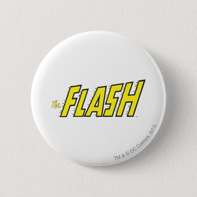 Das Flash-Logo gelb Button (Vorderseite)