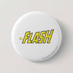 Das Flash-Logo gelb Button