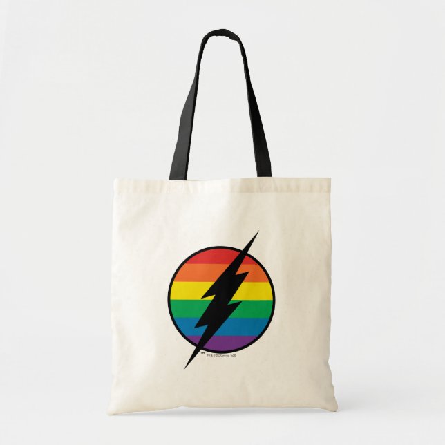 Das Flash-Rainbow-Logo Tragetasche (Vorne)