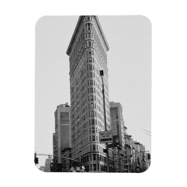 Das Flatiron-Gebäude (Foto) Magnet (Vertikal)