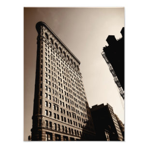 Das Flatiron Gebäude - Klassisches New York City Fotodruck