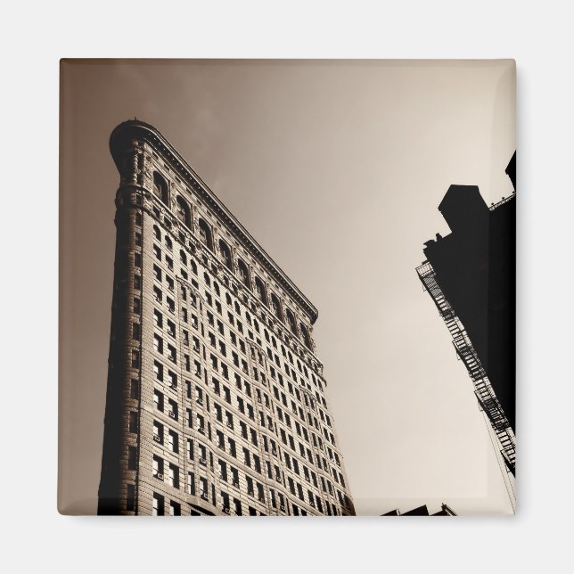 Das Flatiron Gebäude - Klassisches New York City Magnet (Vorne)