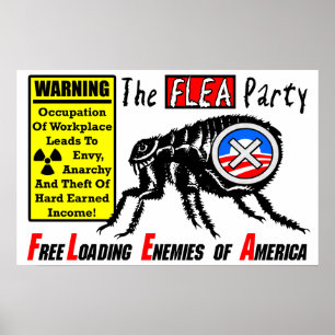 Das Flea-Party: Occupy Wall Street Poster