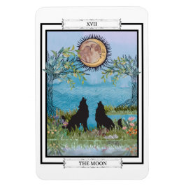 Das flexible Foto-Magnet der Moon Tarot Card Magnet