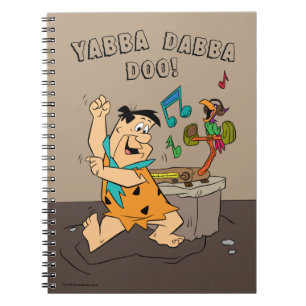 Das Flintstones Fred Flintstone-Tanzen Notizblock