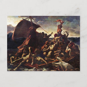 Das Floß der Medusa, von Géricault Jean Louis Th Postkarte